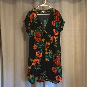 Black and Floral Mini Dress - Target / A New Day